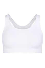 Womens Action Sports Bra White