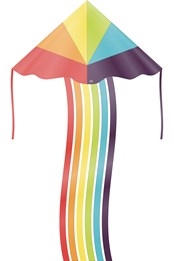 Kids Rainbow Coloured Kite