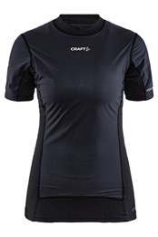 Active Extreme X Womens Wind Stopper Baselayer Top Black