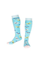 3 in 1 Welly, Hiking and Ski Socks Dragonfly Drangonflies
