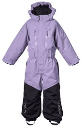 Penguin Kids Waterproof Snowsuit Lavender