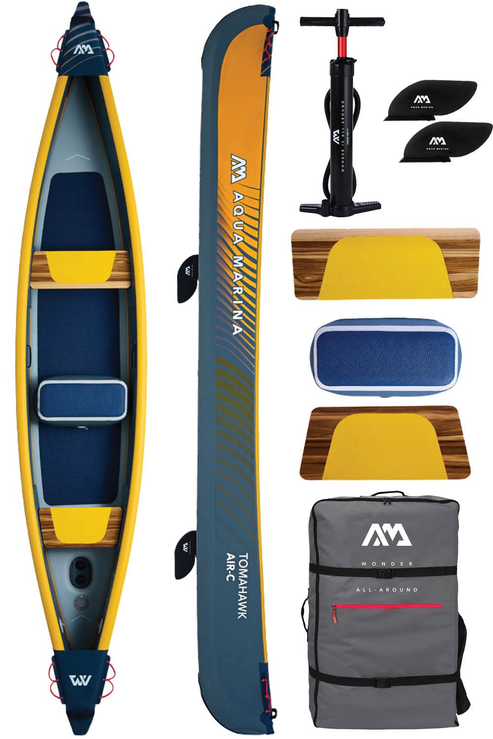 Tomahawk 3 Person 15ft8 Premium Inflatable Canoe -
