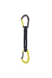 Alpha Sport Quickdraw for Rock Climbing Lime 18cm
