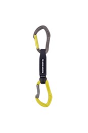 Alpha Sport Quickdraw for Rock Climbing Lime 12cm
