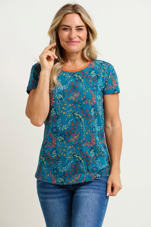 Naples Embroidered Womens Top