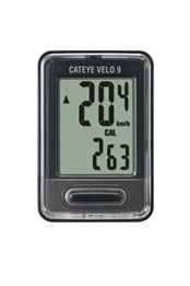 Velo 9 Wired Cycle Computer Black