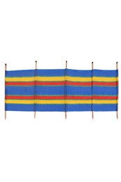 5 Pole Beach Windbreak (145 x 280cm) Blue