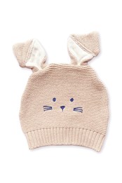 Hoppity Baby Knit Hat Brown