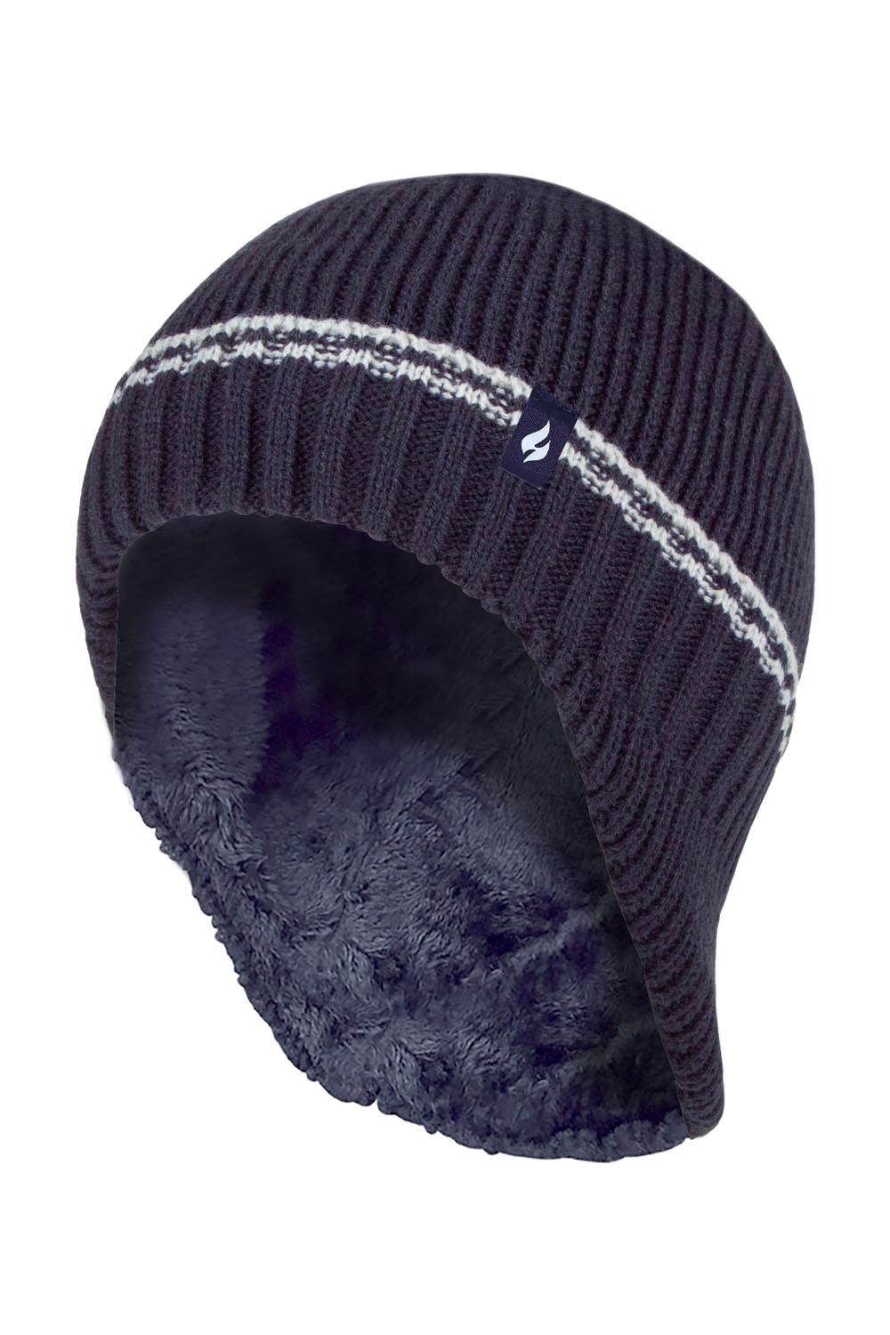 Kids Rib Bobble Pom Pom Hat