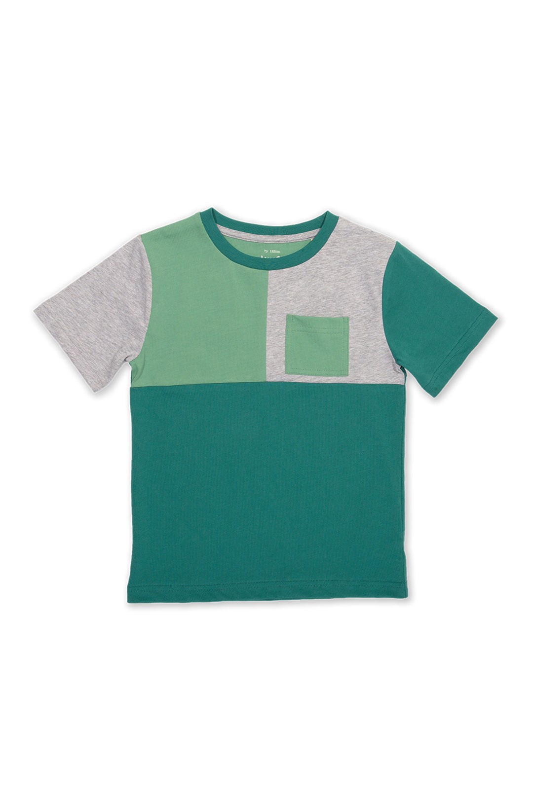 Colour Block Kids Organic Cotton T-Shirt -