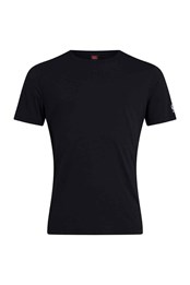Club Unisex Plain T-shirt Black