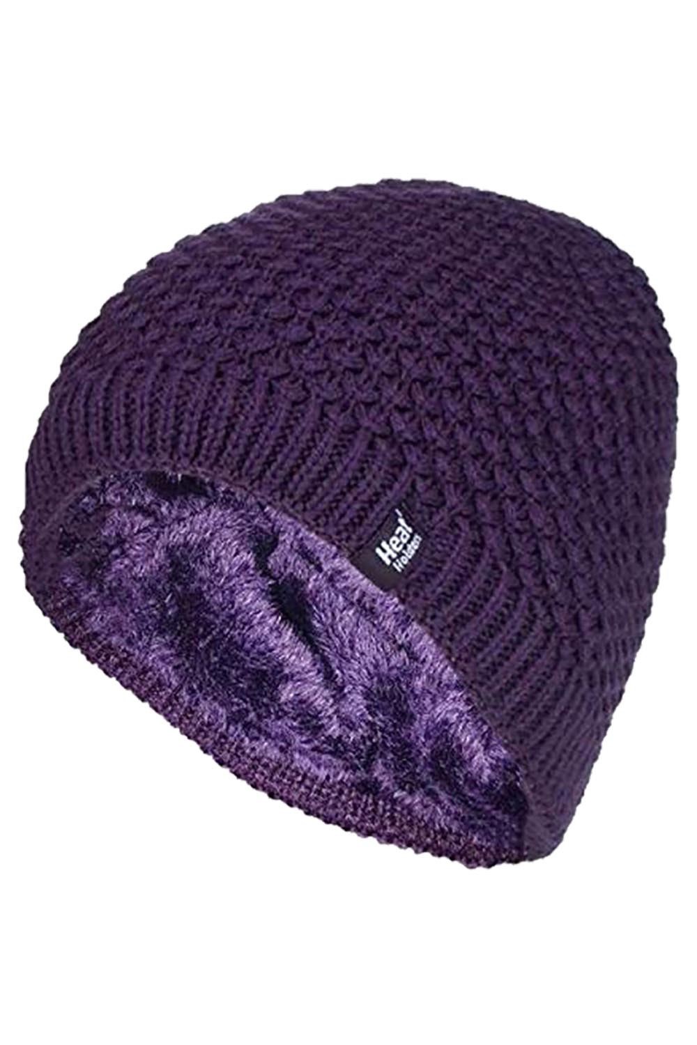 Womens Knit Thermal Beanie Hat -