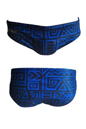 Aztec Mens Swimming Trunks Blue/Black