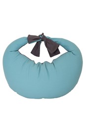 Baby Feeding Pillow Charcoal and Reef Blue