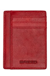 Chase Genuine Leather Front Pocket Wallet Red