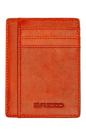 Chase Genuine Leather Front Pocket Wallet Orange