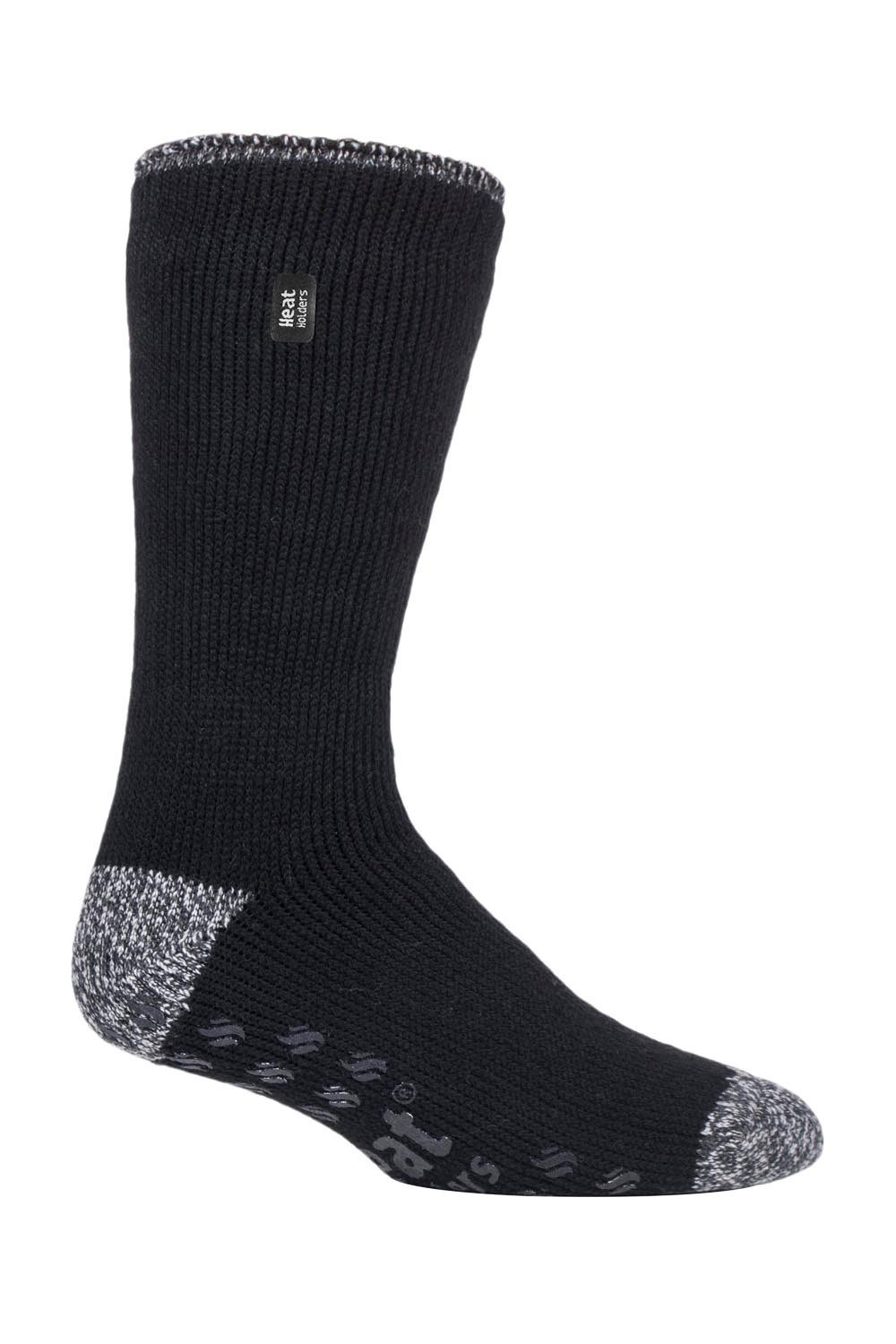 Mens Patterned Thermal Slipper Socks