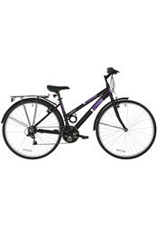 Freespirit City Urban Trapeze 700c Commuter Bike Black/Purple