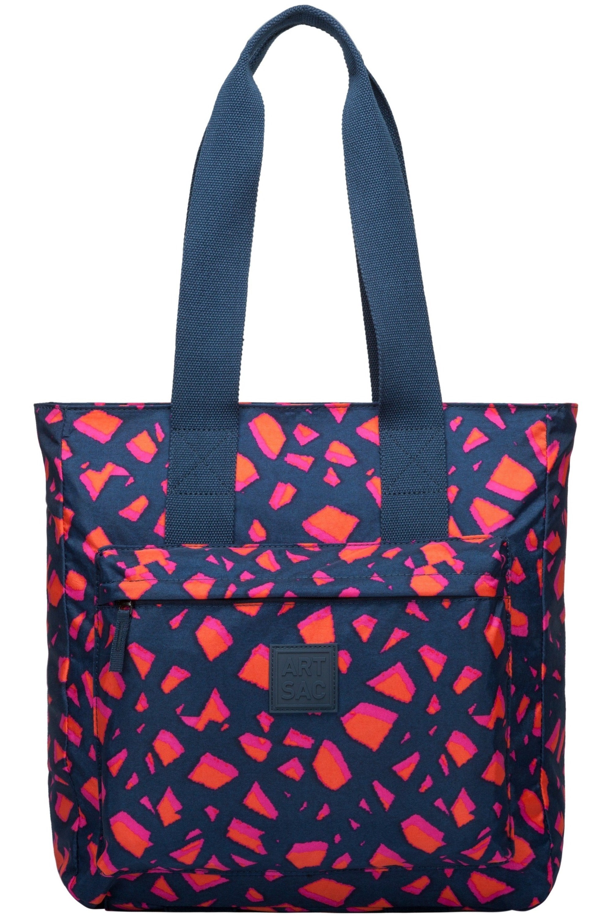 Kaillie Torn Print Twin Strap Tote -