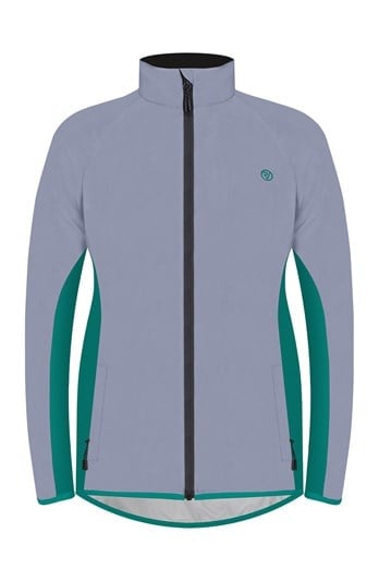 Reflective Womens Active Jacket Teal