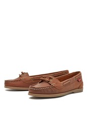 Harper Womens Premium Leather Boat Shoes