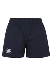 Kids Polyester Rugby Shorts Navy