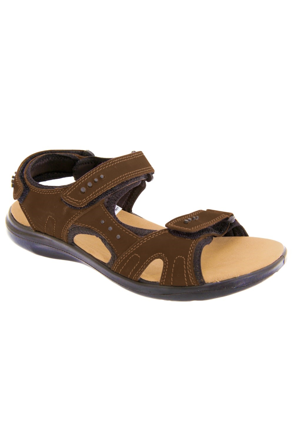 Mens 3 Touch Fastening Padded Sports Sandals -
