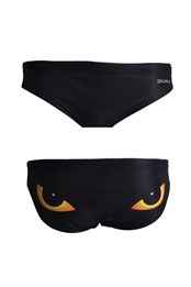 Eyezz Mens Swimming Water Polo Briefs Black/Yellow