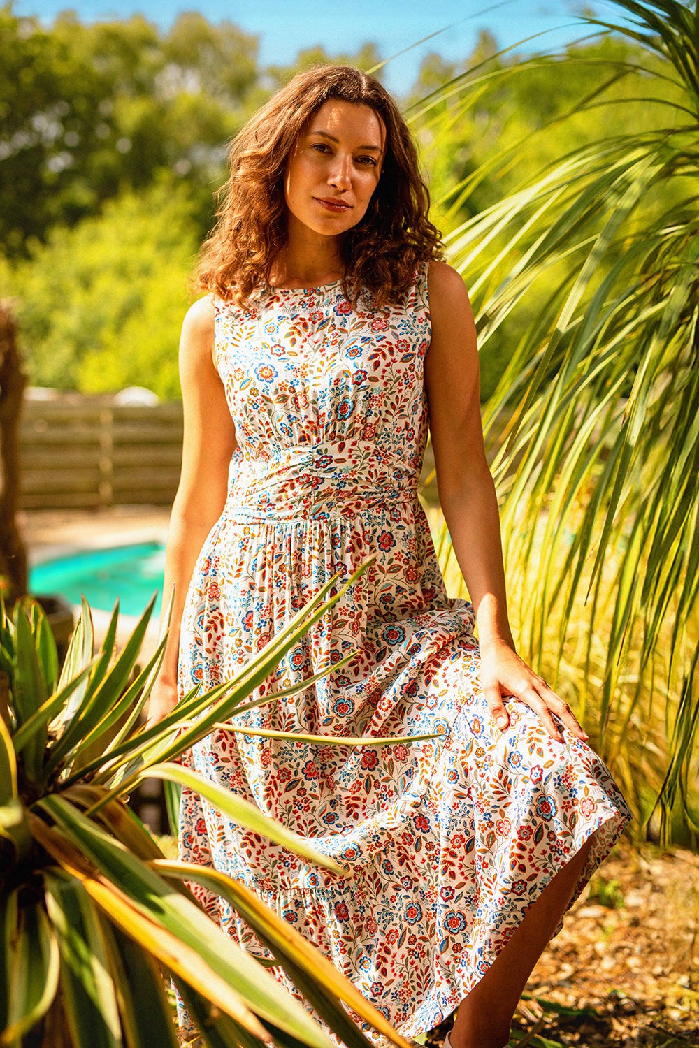 未使用　正規品 Secret Garden Midi Dress ※最終価格 Secret Garden Midi Dress