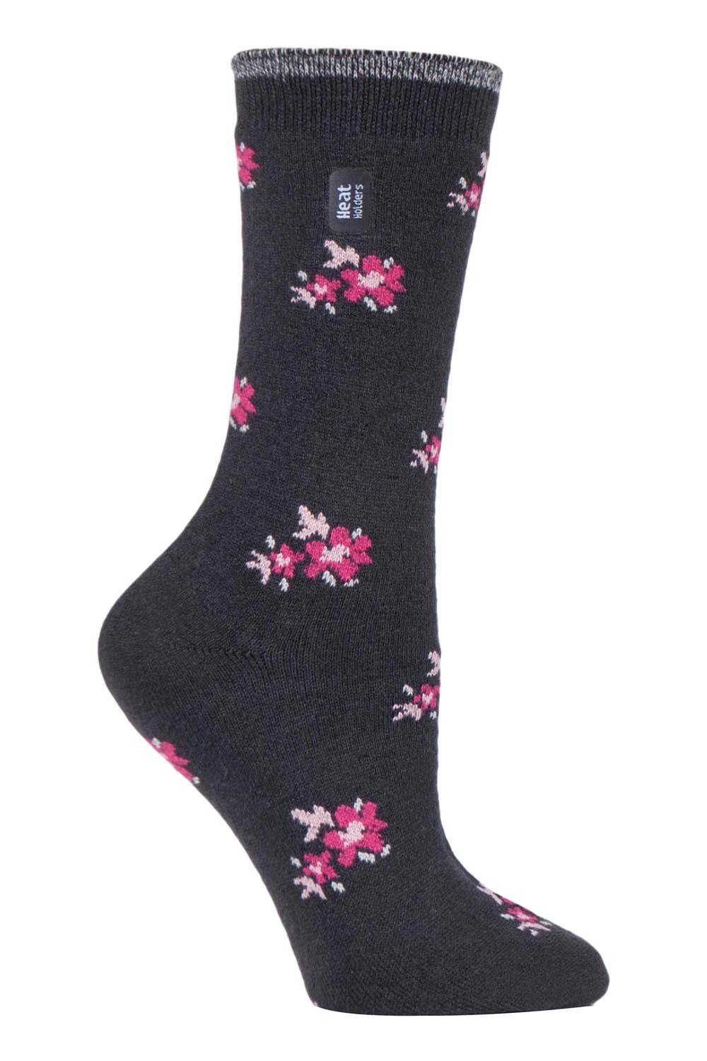 Womens Lite Winter Plain Thermal Socks