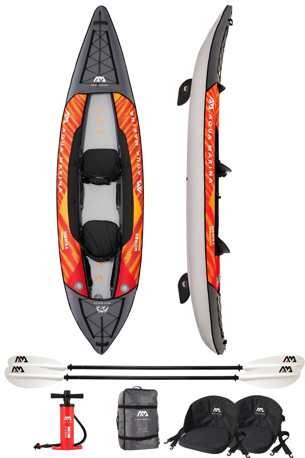 Memba 2 Person 390cm Kayak Package -