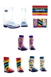 Tot Transparent Welly Boots and Socks Package
