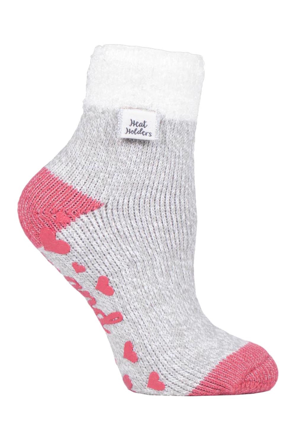 Womens Thermal Bed Socks With Feather Top -