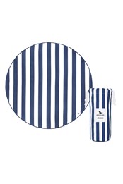 Round Collection Quick Dry Beach Towel Whitsunday Blue