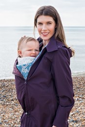 Numbat Go Womens Lightweight Maternity Jacket Purple