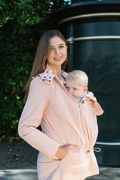 Numbat Go Womens Lightweight Maternity Jacket Pink