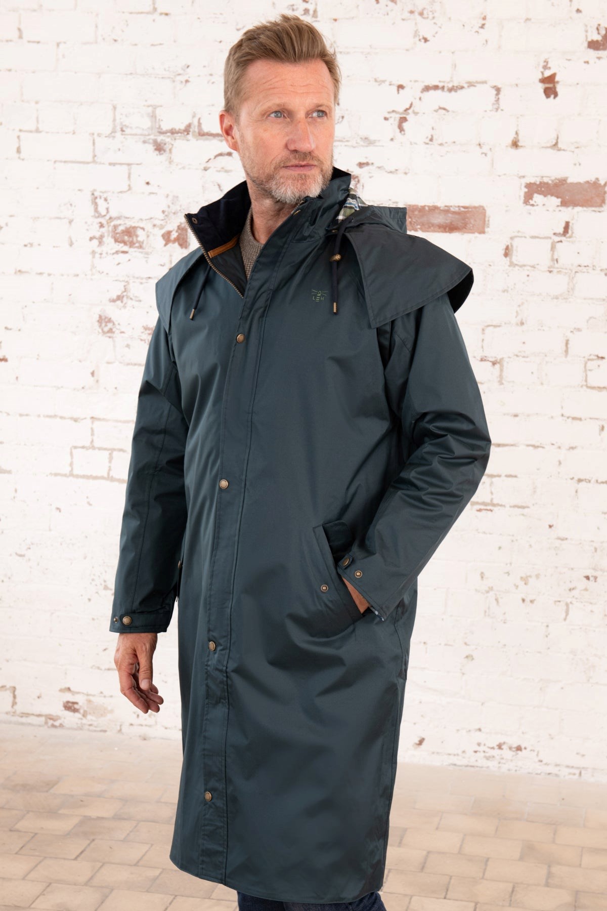 Stockman Mens Full Length Rain Coat -