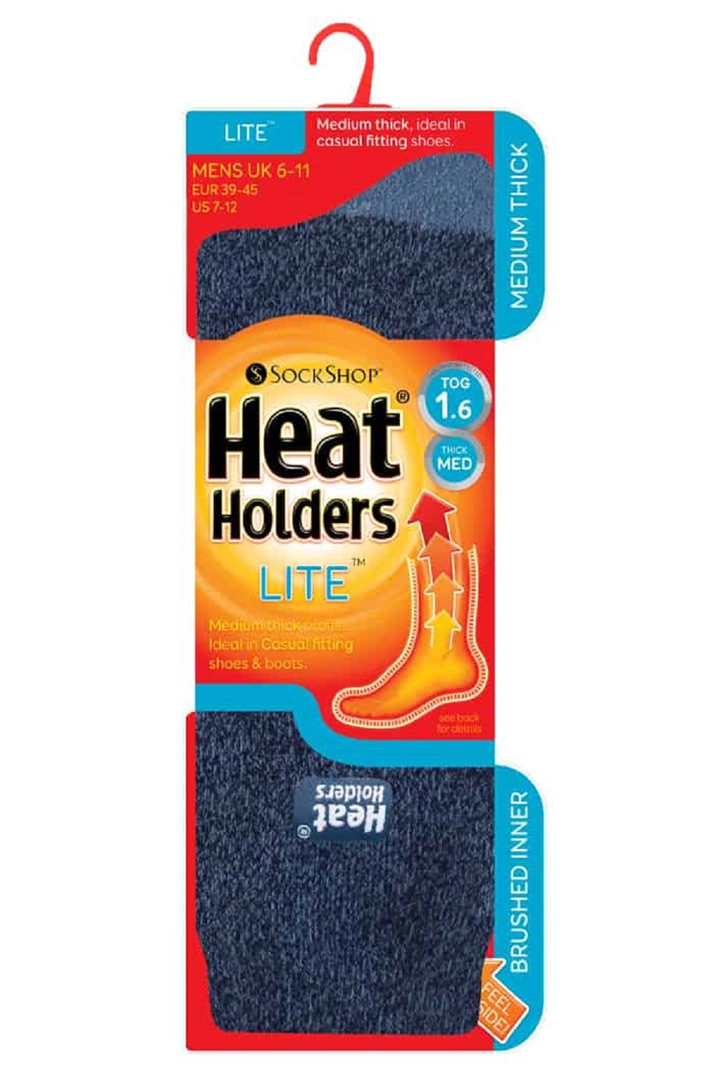 Heat Holders® Men's Ultra Lite™ Twist Socks, Thermal Yarn, Lightweight  Winter Socks Tight Fit Shoes, Warm + Soft, Hiking, Cabin, Cozy At Home  Socks
