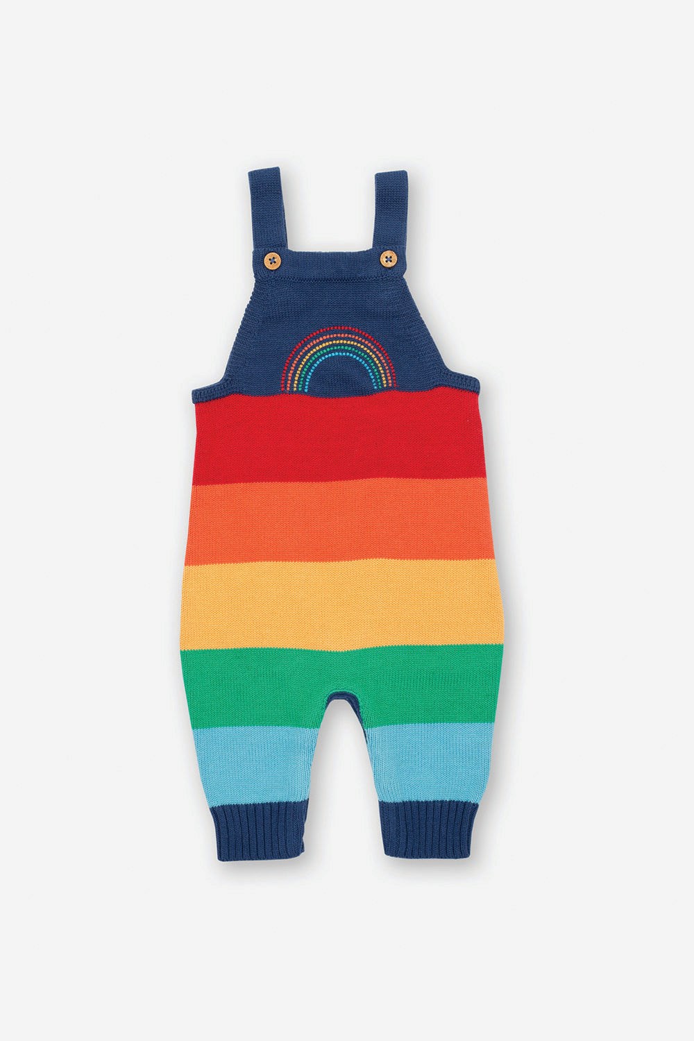 Rainbow Baby Knit Dungarees -