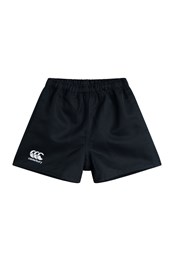 Kids Professional Rugby Shorts Black