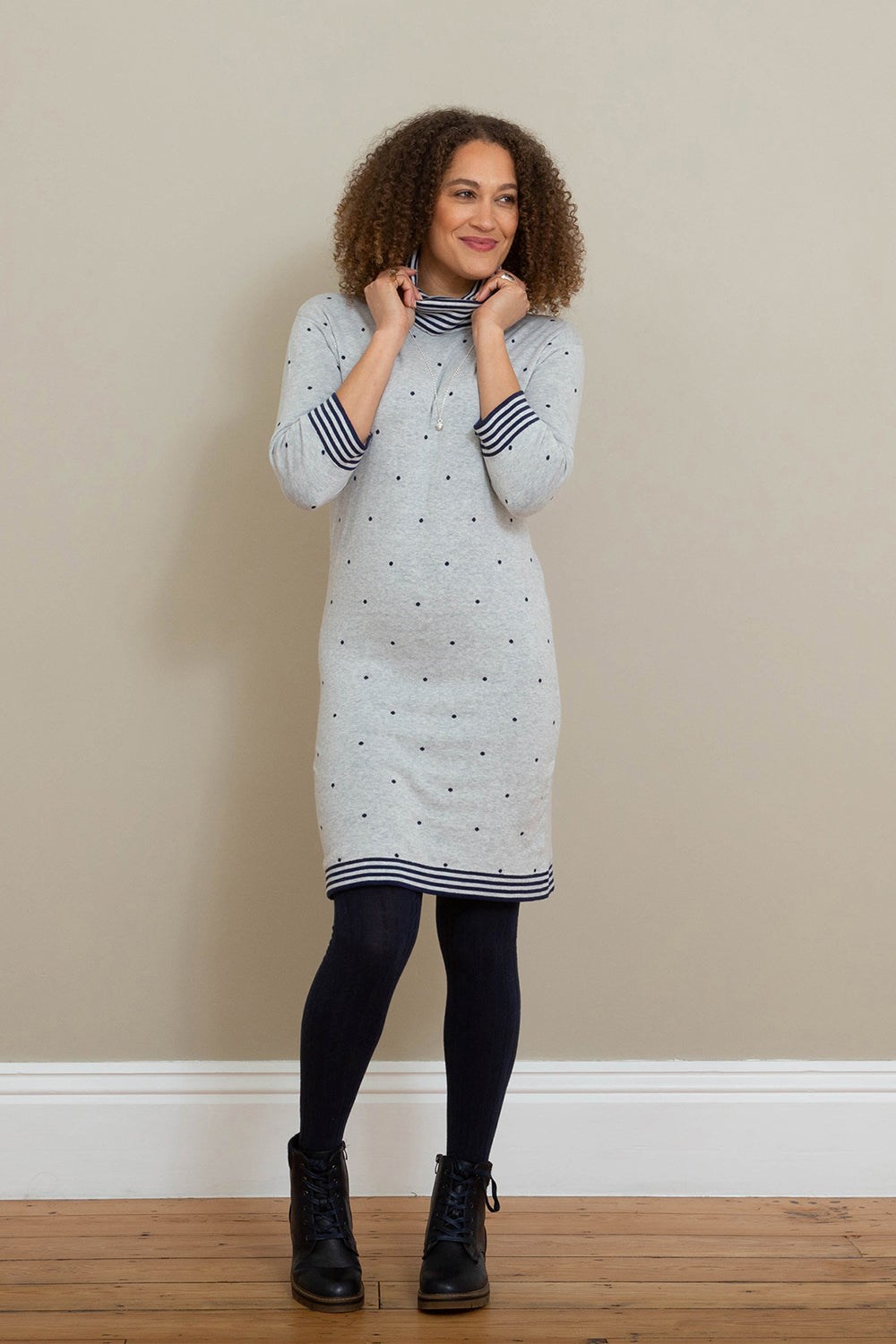 Winterbourne Womens Organic Cotton Knit Dress -