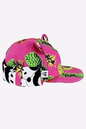 Kids Cub Sun Hat with Neck Flap Pineapple Punch Print