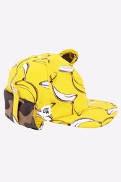 Kids Cub Sun Hat with Neck Flap Banana Split Print