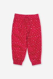 Snowball Dot Baby/Kids Pull Up Corduroy Trousers Pink