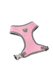 Pink Herringbone Dog Harness