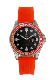 Freedive Strap Watch with Date Orange