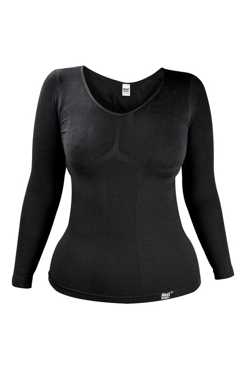 Heat Holders - Womens Winter Warm Long Sleeve Thermal Underwear Vest Top  Shirt