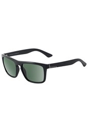 Ranger Unisex Sunglasses Black/Green Polarized