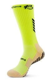 Mens Grip Socks Neon Yellow