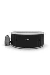 Atlantic 4 Person Inflatable Round Hot Tub Black
